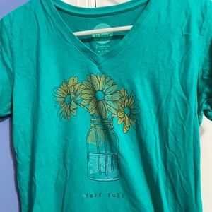 Life is good V-neck T shirt